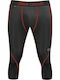 GSA 3/4 181608 Ανδρικό Αθλητικό Κολάν Compression Capri Μαύρο