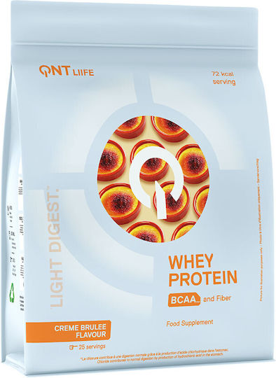QNT Light Digest Whey Protein Molke Glutenfrei mit Geschmack Creme Brulee 500gr