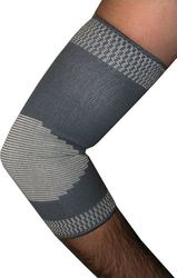 Adco 03100 Elastic Elbow Brace in Gray color 03100.03