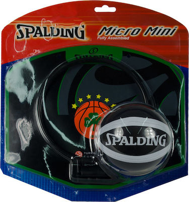 Spalding Euroleague Panathinaikos 77-614Z Mini baschet de interior cu minge