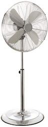 Eurolamp Pedestal Fan 40cm Silver