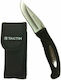 Tactix Pocket Knife Black with Blade made of Stainless Steel in Sheath