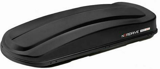 Nordrive Box 530 Μπαγκαζιέρα Οροφής Αυτοκινήτου 530lt Μαύρη με Ανάγλυφη Υφή