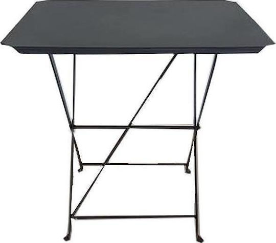 Metal Masa pentru spații exterioare mici Pliabil 0700046 Verde 50x70x73buc