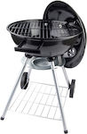BBQ Collection 89871 70x50x49cm Στρογγυλή Charcoal Grill with Wheels 50cm