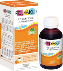 Pediakid 22 Vitamines 125ml Πορτοκάλι
