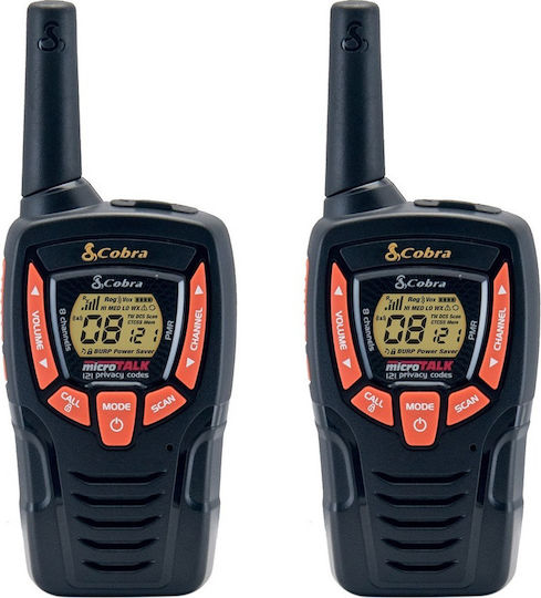 Cobra AM-845 Transmițător Wireless PMR cu Ecran Monocrom Set 2buc