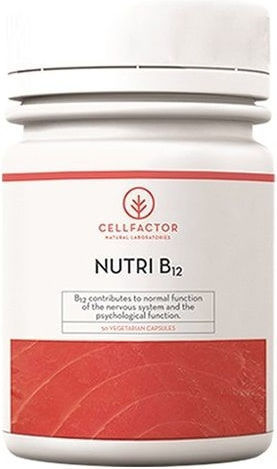 Metapharm Cellfactor Nutri B12 Βιταμίνη για την Υγεία του Νευρικού Συστήματος 50 φυτικές κάψουλες