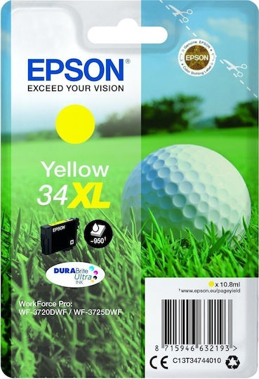 Epson 34XL Original InkJet Printer Ink Yellow (C13T34744010)