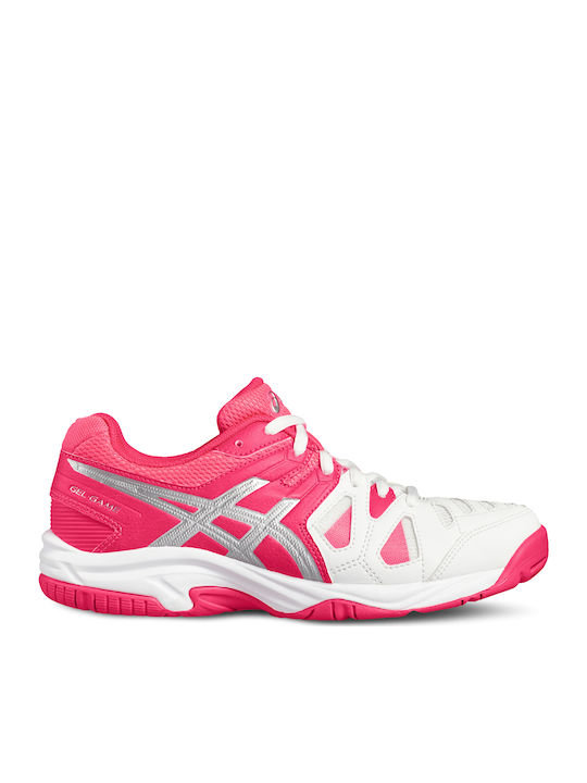 Gel Game 5 GS Junior Incaltaminte Sport Copii Alergare Cu Şireturi Fucsia
