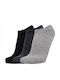 Xcode XX Short Laufsocken Schwarz/Anthrazit/Grau 3 Paare