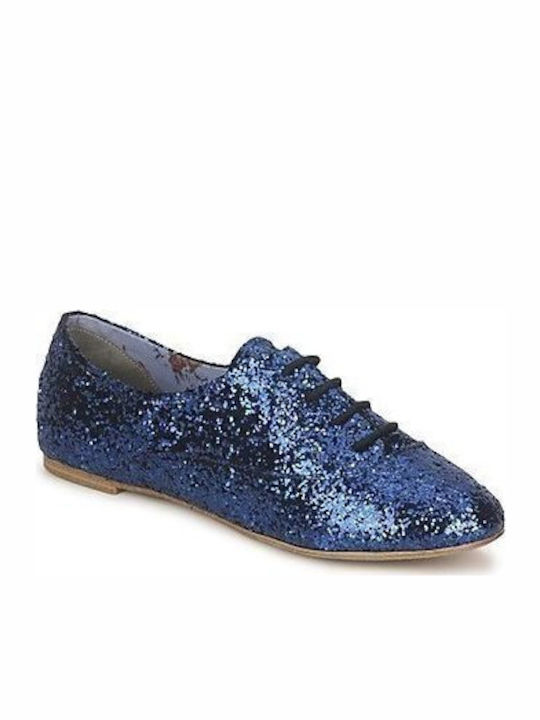 Natalie A20206FPRFS285 Navy Glitter Damen Oxfords in Marineblau Farbe