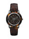 DKNY Watch with Brown / Brown Leather Strap NY8649