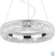 Ideal Lux Kronleuchter 10xG9 Ø53cm mit Kristallen Transparent 059570