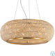 Ideal Lux Πολυέλαιος 10xE14 Ø55cm με Κρύσταλλα Χρυσός 082257