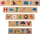 Plan Toys Αλφαβήτα Αγγλικά A-Z Εκπαιδευτικό Παιχνίδι Γράμματα & Αριθμοί από Ξύλο για 2+ Ετών