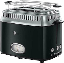 Russell Hobbs Retro Toaster 2 Schlitze 1200W Schwarz