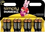 Duracell Simply Αλκαλικές Μπαταρίες AA 1.5V 8τμχ