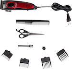 Adler Professional Electric Hair Clipper Set Red AD 2825