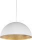 Sigma Sfera Pendant Light Single-Light Bell for Socket E27 White