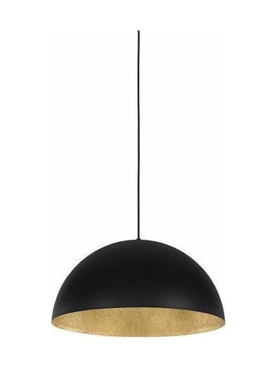 Sigma Sfera Pendant Light Single-Light Bell for Socket E27 Black