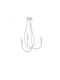 Fan Europe I-Lover-3-BCO Pendant Light Three-Light White I-LOVER-3-BCO