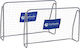Garlando Kick & Rush Fußballtore 215x73x152cm Set 2Stücke