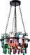 Elmark Pendant Chandelier for 5 Bulbs E27 Multicolour