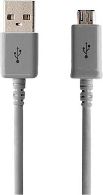Regular USB 2.0 to micro USB Cable Γκρι 1m (CRT-100/V8)