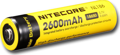 NiteCore 9060110552 Επαναφορτιζόμενη Μπαταρία 18650 Li-ion 2600mAh 3.7V 1τμχ