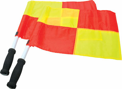 Amila Σημαιάκια Επόπτη Ποδοσφαίρου Σετ 2τμχ Πολύχρωμα