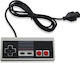 NES Контролер Жичен Сив
