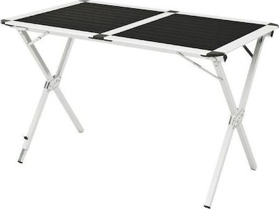 Easy Camp Rennes L Aluminum Foldable Table for Camping Black