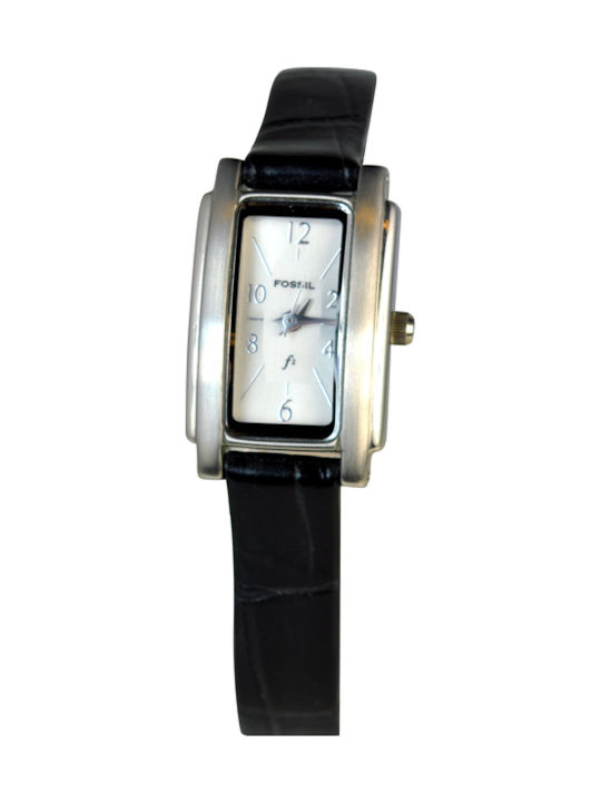 Fossil Uhr mit Schwarz Lederarmband ES9288