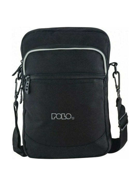 Polo Ex-Bag Ανδρική Τσάντα Ώμου / Χιαστί σε Μαύρο χρώμα