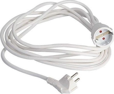 1 Platz mit Kabel 10m Durchmesser 3 x 1.5mm² Weiß