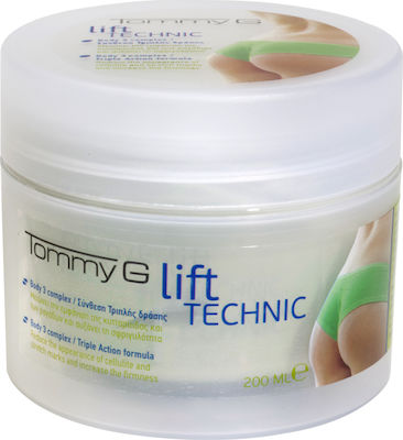 TommyG Lift Technic Triple Action Cremă pentru celulită Corp 200ml