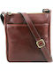 Jason Leder Herrentasche Schulter / Crossbody Braun