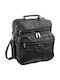 Leder Herren Tasche Schulter / Crossbody Schwarz