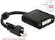 DeLock 62639 Μετατροπέας mini DisplayPort male σε DVI-I female