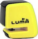 Luma Enduro 92D Κλειδαριά Δισκόφρενου Μοτοσυκλέτας με Διάμετρο Πείρου 5.5mm Κίτρινο Χρώμα