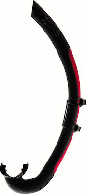 XDive Flow Snorkel Red with Silicone Mouthpiece