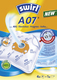 Swirl A07 Vacuum Cleaner Bags 4pcs Compatible with AEG / Electrolux Vacuum Cleaners