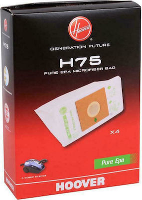 Hoover H75 35601663 Staubsaugerbeutel 4Stück Kompatibel mit Staubsauger Hoover