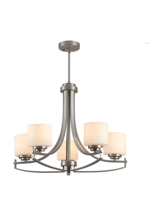 Elmark Erin Candelabru 5xE27 Argint 955ERIN5