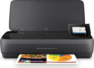 HP OfficeJet 250 Mobile All-in-One Color Multifuncțional Jet de cerneală cu WiFi și Mobile Print