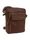 Leather Men's Bag Shoulder / Crossbody Brown