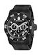 Invicta Pro Diver Watch Chronograph Battery with Black Metal Bracelet