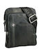 Beverly Hills Polo Club Leather Men's Bag Shoulder / Crossbody Black