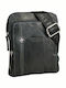 Leather Men's Bag Shoulder / Crossbody Black
